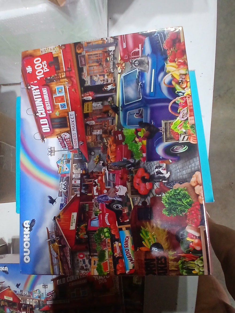 Puzzle - Colorful Market Scene 1000 Pc  New Sealed